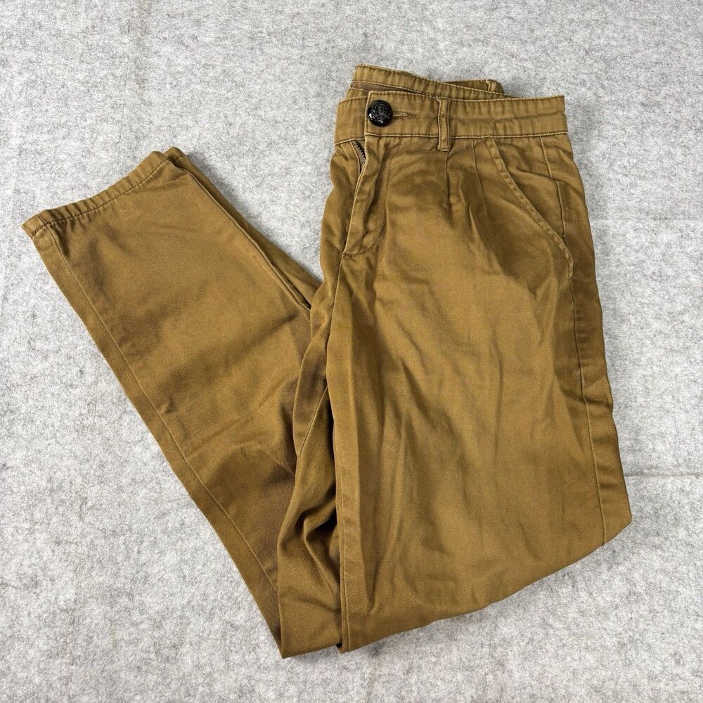 Five Plus Chino Cotton Twill Pants Trousers Bottoms Womens Small 160/66A Brown